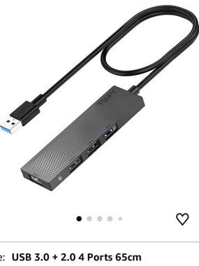 USB Hub 3.0, TSUPY 4 Port USB 3.0 Data Hub Splitter